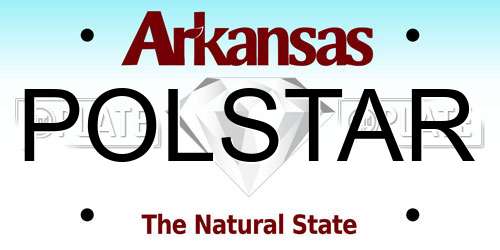 POLSTAR Arkansas License Plate