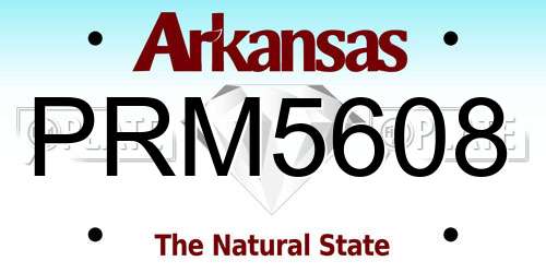 PRM5608 Arkansas License Plate