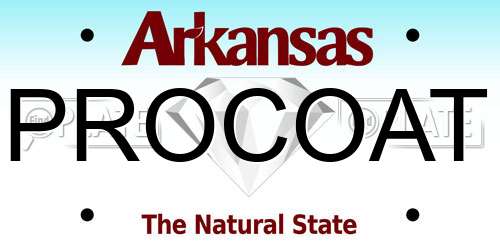 PROCOAT Arkansas License Plate