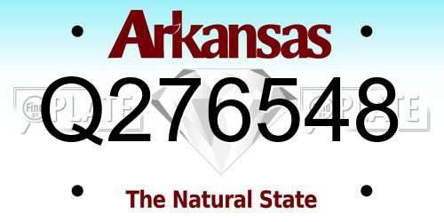 Q276548 Arkansas License Plate