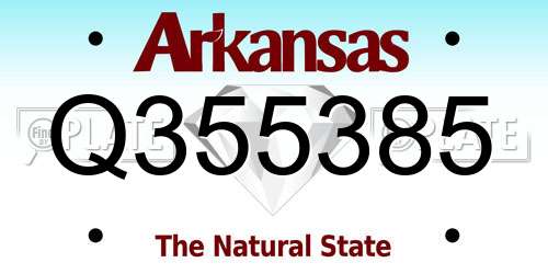 Q355385 Arkansas License Plate