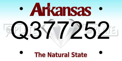Q377252 Arkansas License Plate