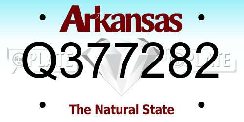 Q377282 Arkansas License Plate