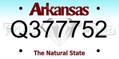 Q377752 Arkansas License Plate