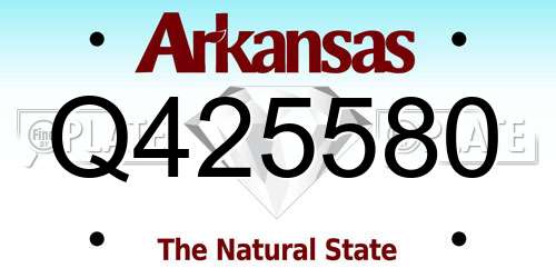 Q425580 Arkansas License Plate