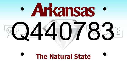 Q440783 Arkansas License Plate