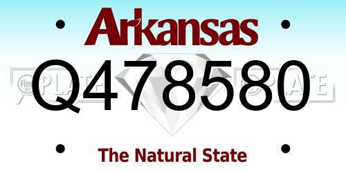 Q478580 Arkansas License Plate