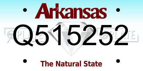 Q515252 Arkansas License Plate