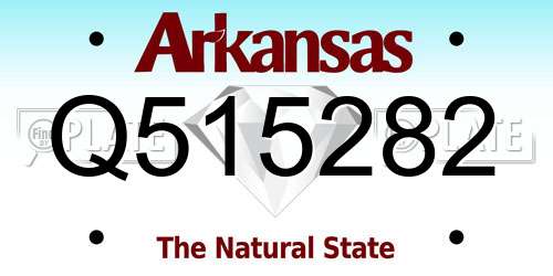 Q515282 Arkansas License Plate