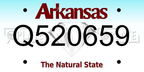 Q520659 Arkansas License Plate