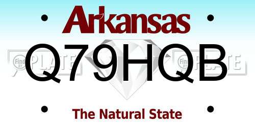 Q79HQB Arkansas License Plate