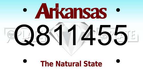Q811455 Arkansas License Plate