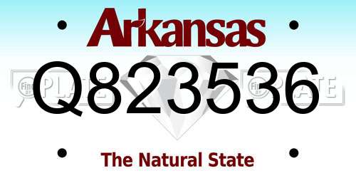 Q823536 Arkansas License Plate