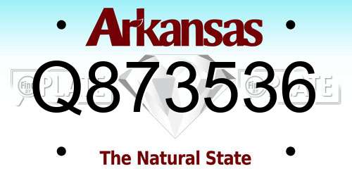 Q873536 Arkansas License Plate