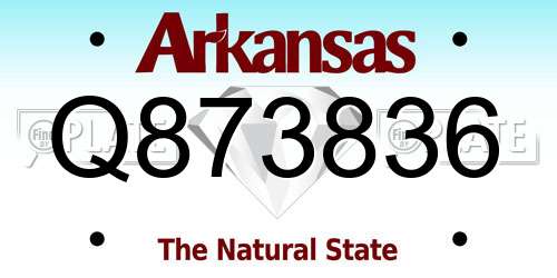 Q873836 Arkansas License Plate