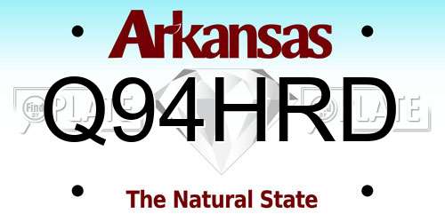 Q94HRD Arkansas License Plate