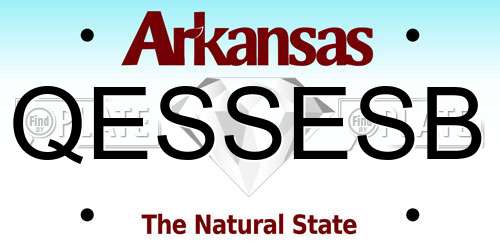QESSESB Arkansas License Plate