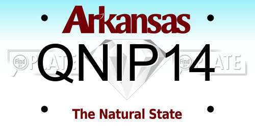 QNIP14 Arkansas License Plate