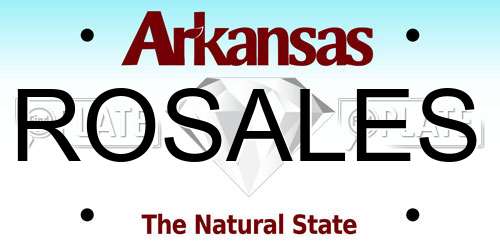 ROSALES Arkansas License Plate