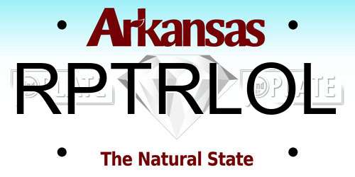 RPTRLOL Arkansas License Plate
