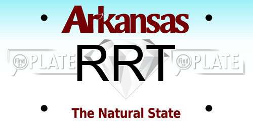 RRT Arkansas License Plate