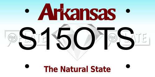 S15OTS Arkansas License Plate