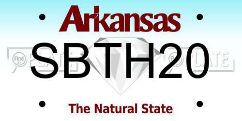 SBTH20 Arkansas License Plate