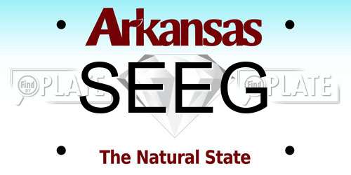 SEEG Arkansas License Plate