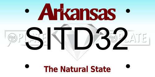 SITD32 Arkansas License Plate