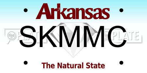 SKMMC Arkansas License Plate