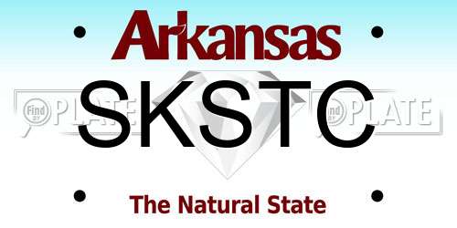 SKSTC Arkansas License Plate