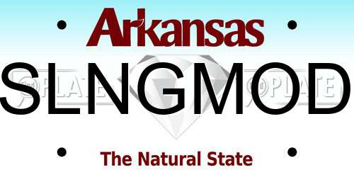 SLNGMOD Arkansas License Plate