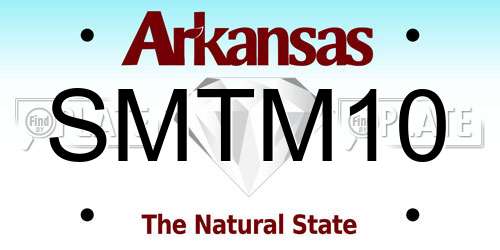 SMTM10 Arkansas License Plate