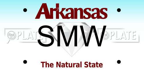 SMW Arkansas License Plate