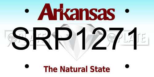 SRP1271 Arkansas License Plate