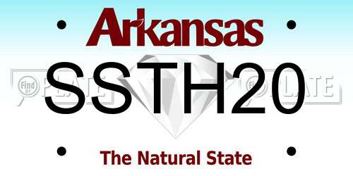SSTH20 Arkansas License Plate