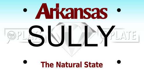 SULLY Arkansas License Plate
