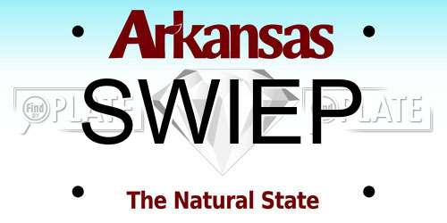 SWIEP Arkansas License Plate
