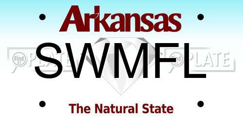 SWMFL Arkansas License Plate