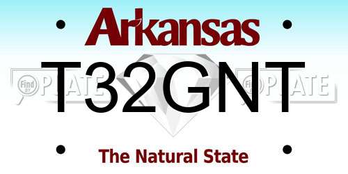T32GNT Arkansas License Plate