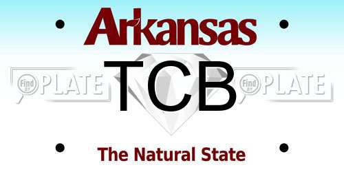 TCB Arkansas License Plate