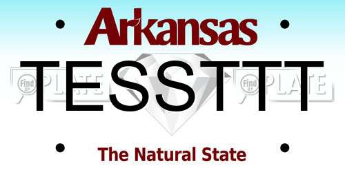 TESSTTT Arkansas License Plate