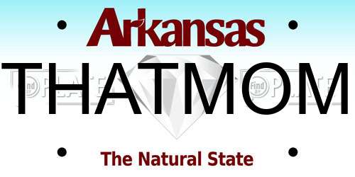 THATMOM Arkansas License Plate