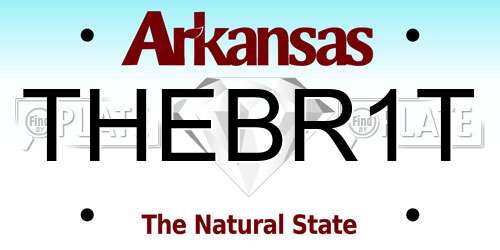 THEBR1T Arkansas License Plate