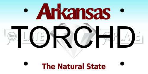 TORCHD Arkansas License Plate