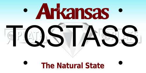 TQSTASS Arkansas License Plate
