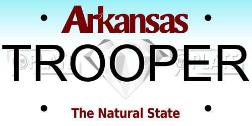 TROOPER Arkansas License Plate