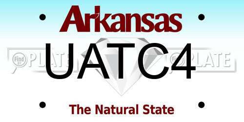 UATC4 Arkansas License Plate