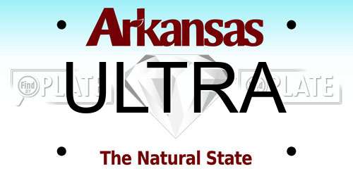 ULTRA Arkansas License Plate