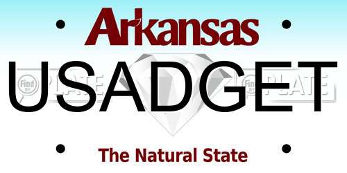 USADGET Arkansas License Plate